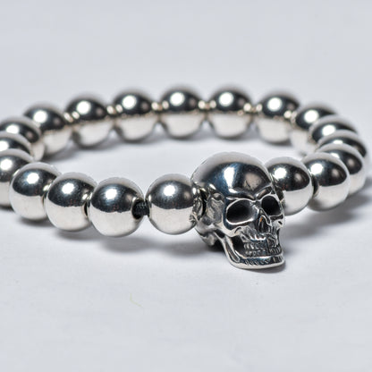 Pulsera Bolas con Cráneo